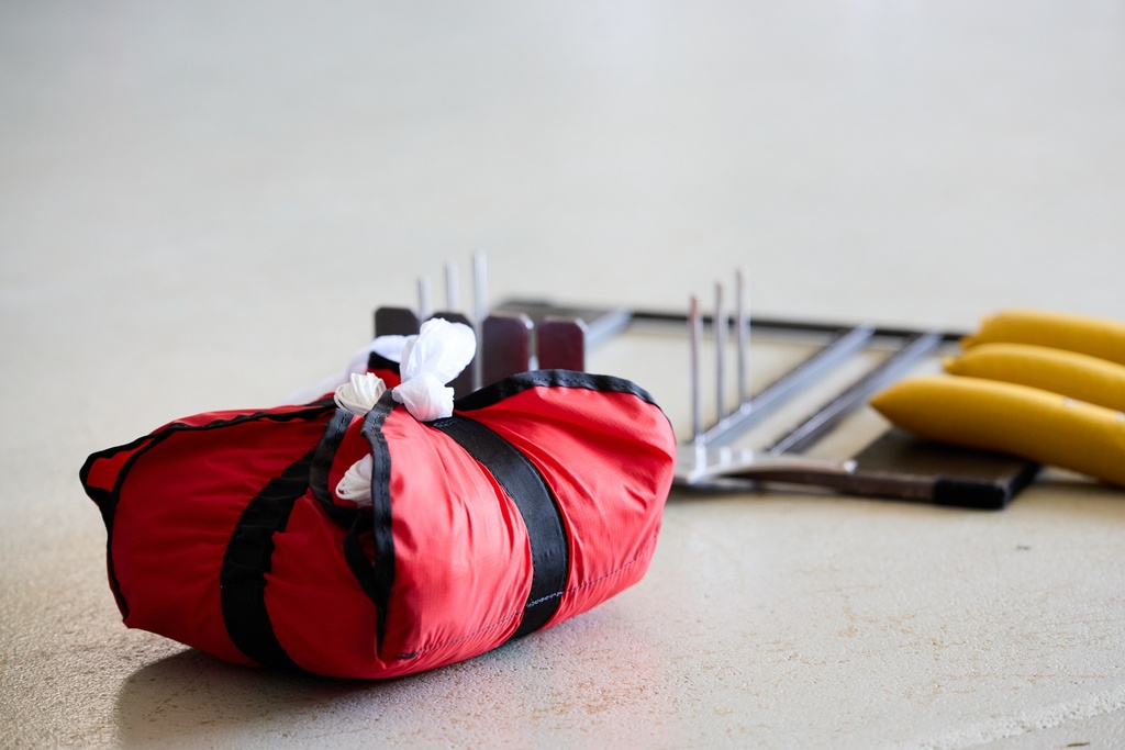 Tandemrettung Rundkappe lüften/packen